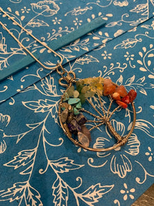 Necklace, Rainbow Tree of Life