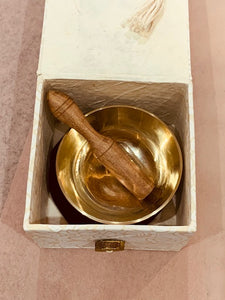 Singing Bowl with Flower of Life Gift Box