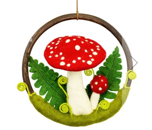 Mushroom Wall Hanging