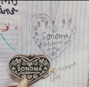Updated Sonoma Heart Ornament