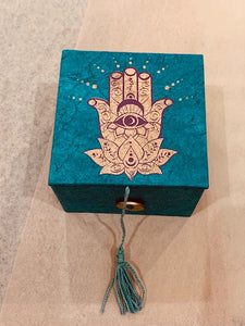 Singing Bowl with Hamsa Gift Box