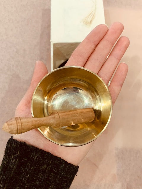 Singing Bowl with Flower of Life Gift Box